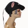 mouse hat black canvas