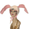 bunny rabbit hat in white canvas