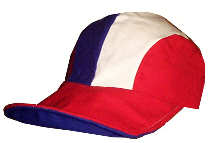Duckbill Novelty Hat, Red White Blue Side