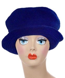 Polar Fleece Coachwoman Hat Royal Blue
