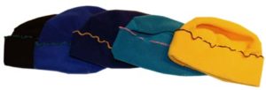Polar Fleece Ruffled Cuffed Pillbox