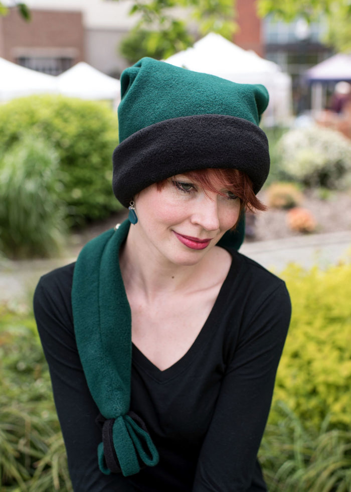 Novelty Hats - Super Sleepy Polar Fleece Hunter Black Hat Polar Fleece Super Sleepy Style Cap Novelty Hat