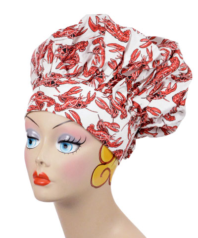 Chef Style Cap Novelty Hat Lobsters