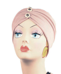 Edith Hat in Candy Shop Jersey Knit in Taffy