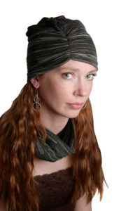 Edith Hat in Heatwaves in Marine Layer with Raquel - Model Shot