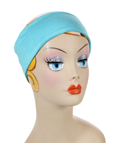 Headband Candy Shop Jersey Knit in Blue Cotton Candy