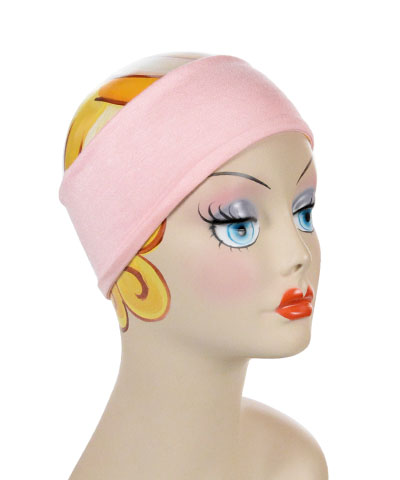 Headband Candy Shop Jersey Knit in Pink Cotton Candy (Narrow)