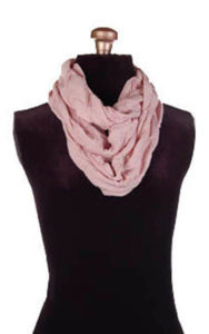 Infinity Scarf in Fan Dance in Dusty Rose