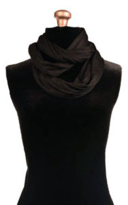Infinity Scarf in Candy Shop Jersey Knit in Licorice
