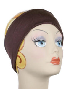 Headband Candy Shop Jersey Knit in Fudge